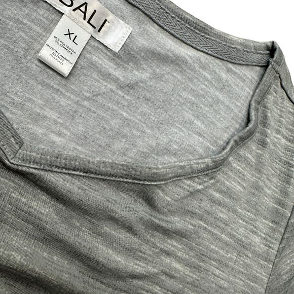 BALI Heather Gray Athletic T-Shirt Classic Size XL - Picture 3 of 5